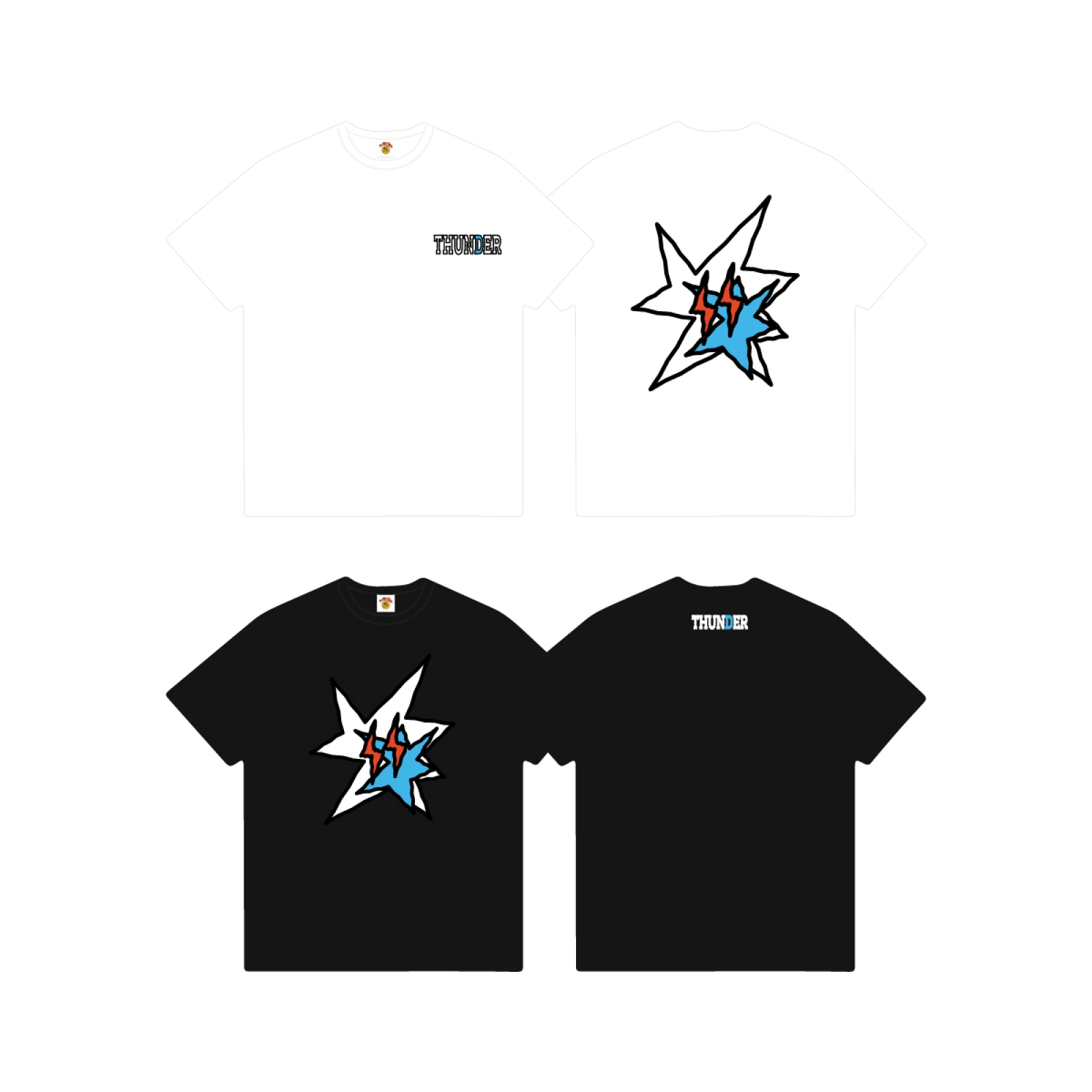 officialateezshop ATEEZ Thunder 2024 Pop-Up Store T-Shirt