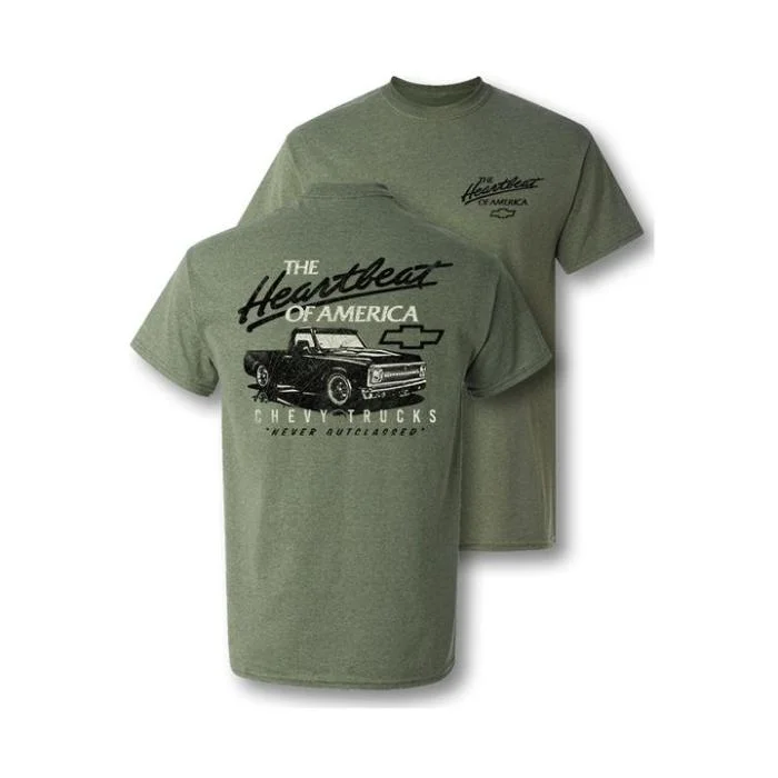 The Heartbeat Of America Printed Unisex T-shirt - Devcarry