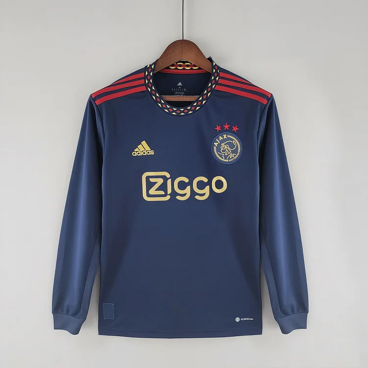 Ajax Away Shirt Kit Long Sleeve 2022-2023