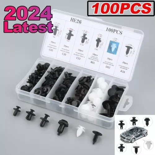 Dronehint Car Parts Fender Liner Fastener Rivet Push Clips Retainer 6 Size Universal (For: Audi Sport) Parts