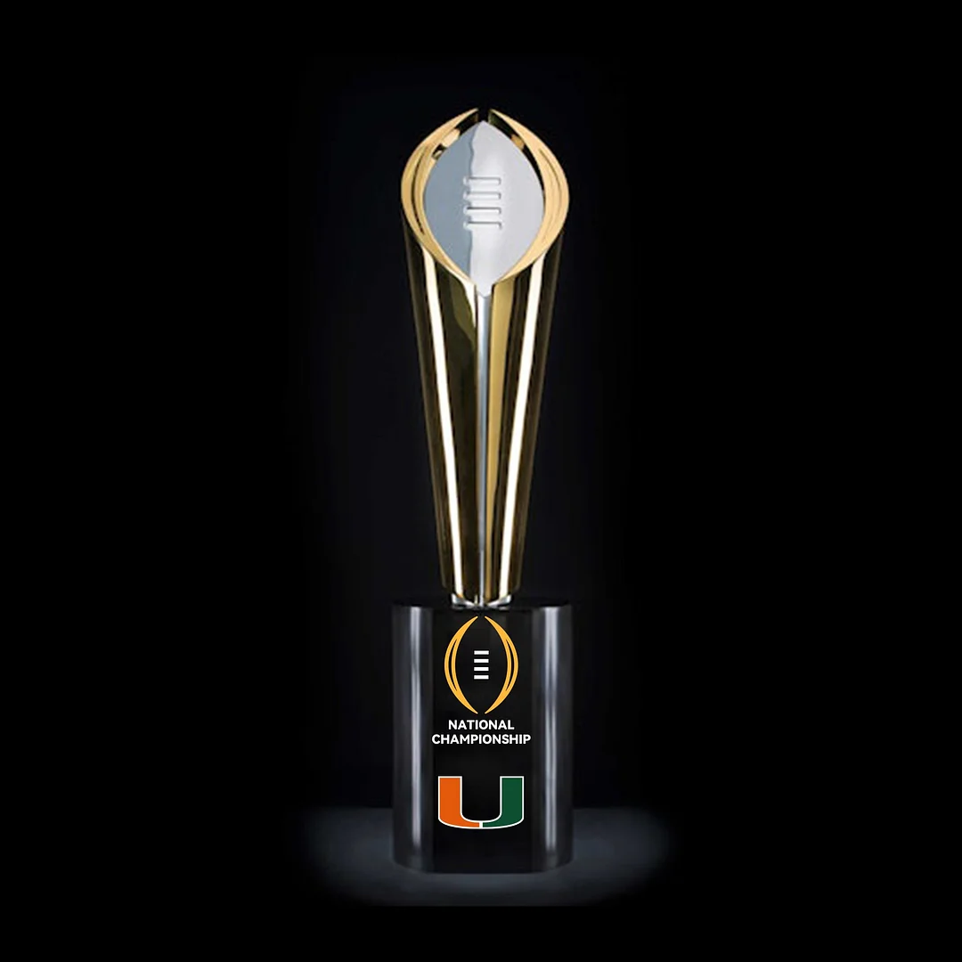 [NCAAF]Miami Hurricanes CFP National Championship Trophy
