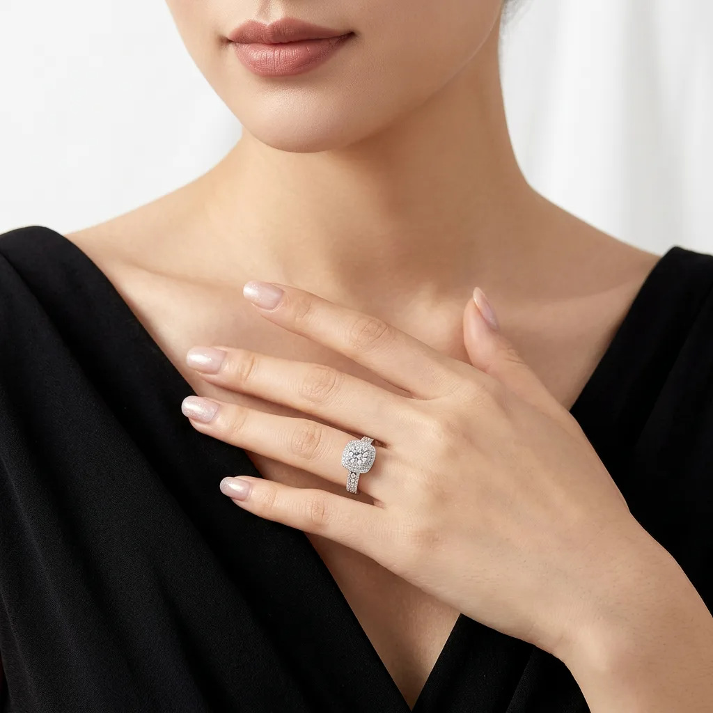 <p>Tarnish-Free S925 Silver Moissanite Rings</p>