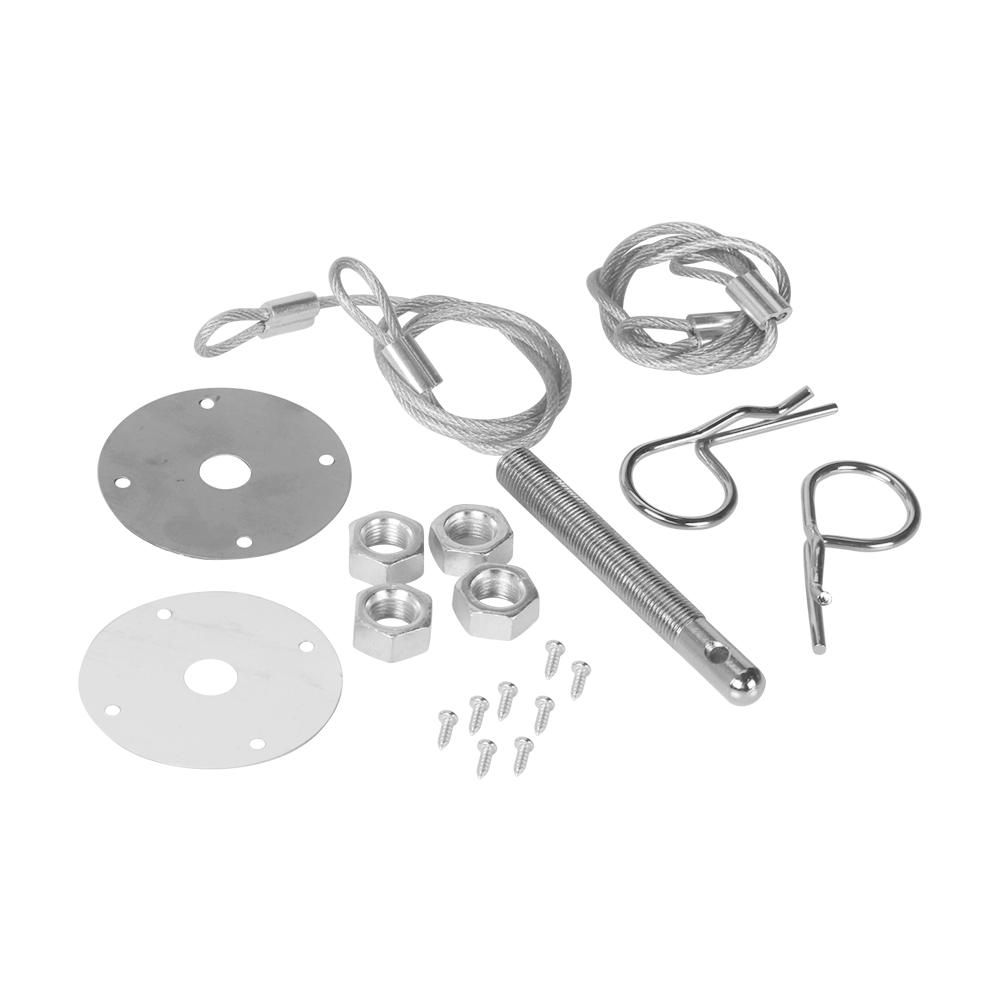 Universal Racing Style Stainless Steel Mount Hood Pin Plate Bonnet Lock Kit, 501 Original
Universal Racing Style Stainless Steel Mount Hood Pin Plate Bonnet Lock Kit, 501 Original