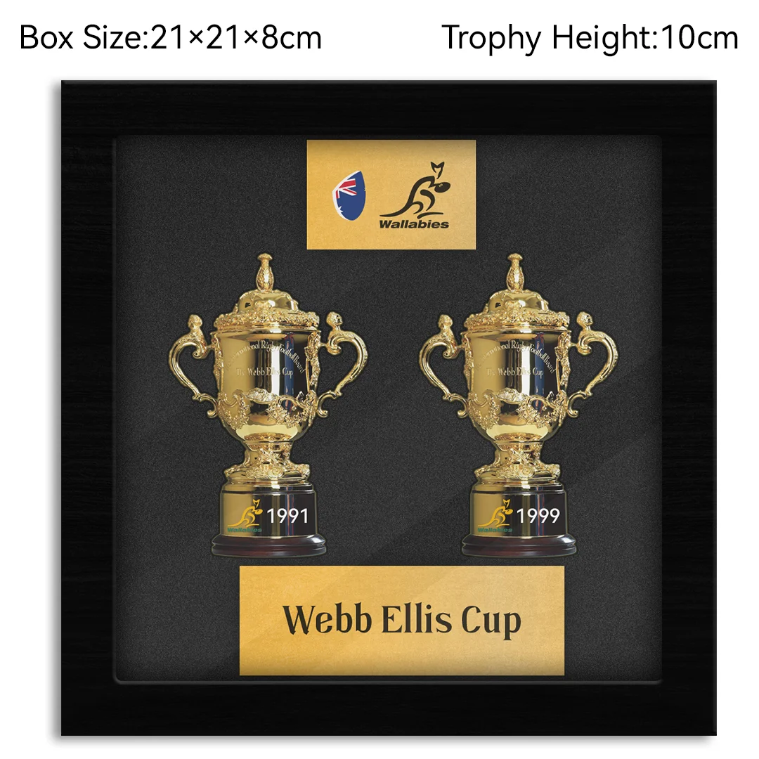 【Australia 】The Webb Ellis Cup Rugby World Cup Trophy Box