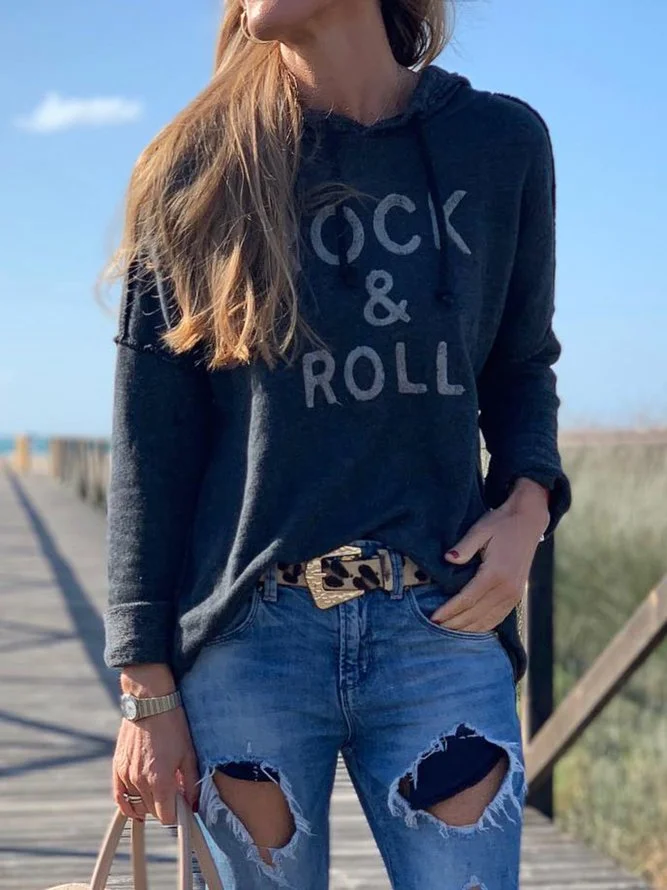 Black Printed Long Sleeve Outerwear Zaesvini