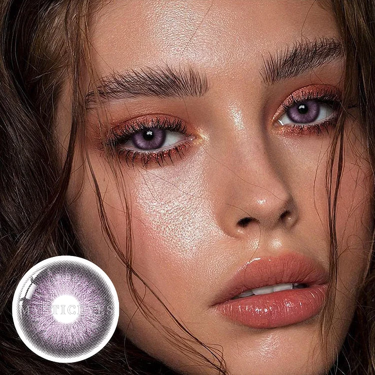 【NEW】Ice crystal Purple Color Contact Lenses