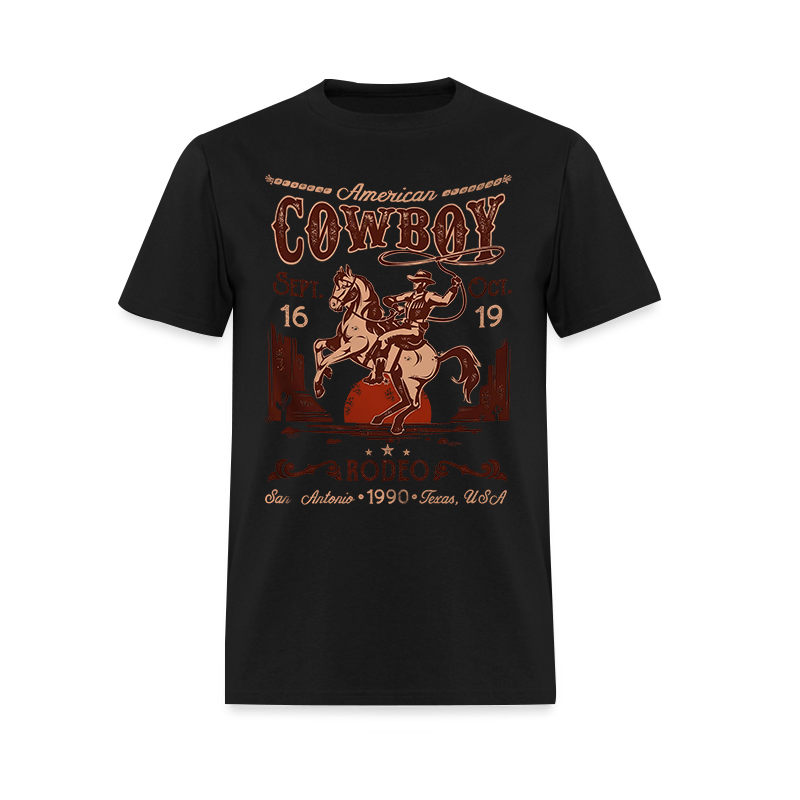 American Cowboy Printed Men's T-shirt - Devcarry