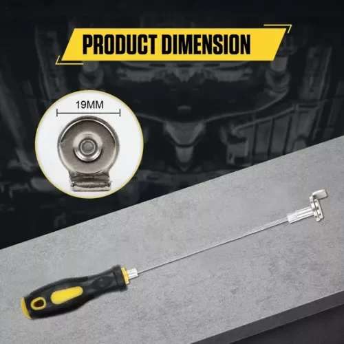 Dronehint Magnetic Truck Car Parts Sump Drain Plug Screw Wrench Oil Release Removal Tool (For: BYD) Parts