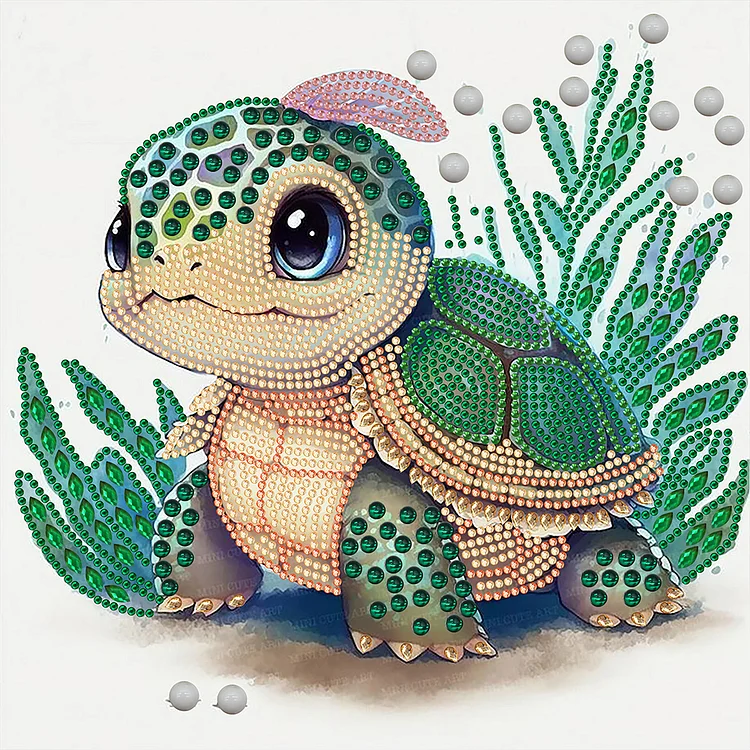 Turtle - Partial Drill - Special Diamond Painting(30*30cm)