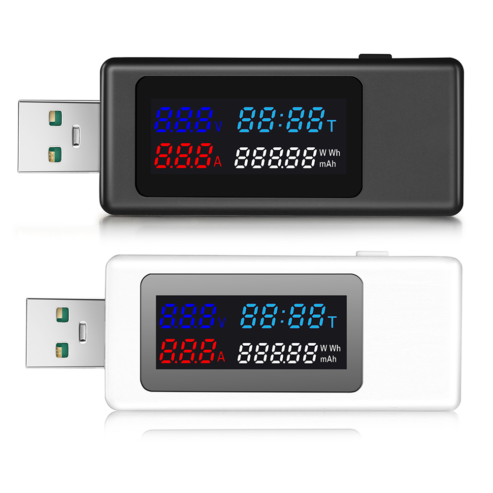 KWS-V30 6 in 1 USB Tester DC Digital Voltage Power Timing Capacity Detector, Black, 501 Original
KWS-V30 6 in 1 USB Tester DC Digital Voltage Power Timing Capacity Detector, Black, 501 Original