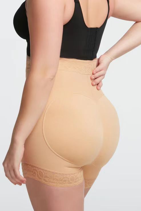 BOOTY LIFTING SHORTS BEIGE  ObeeBeauty