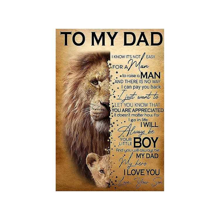 To My Dad Wooden Jigsaw Puzzle