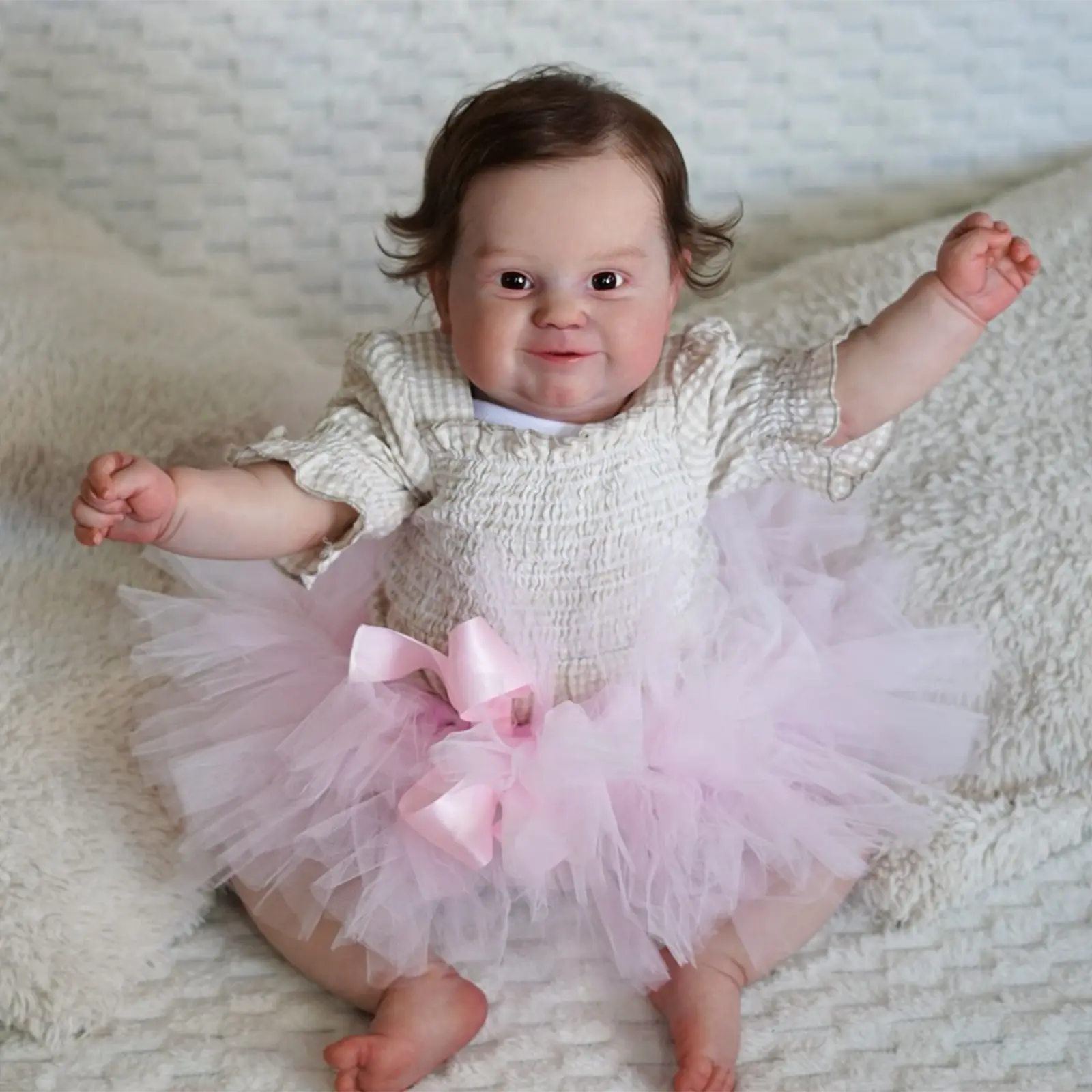 New 20 Reborn Toddler Realistic Baby Doll Girl Sedina With Chubby New 20 Reborn Toddler Realistic Baby Doll Girl Sedina With Chubby