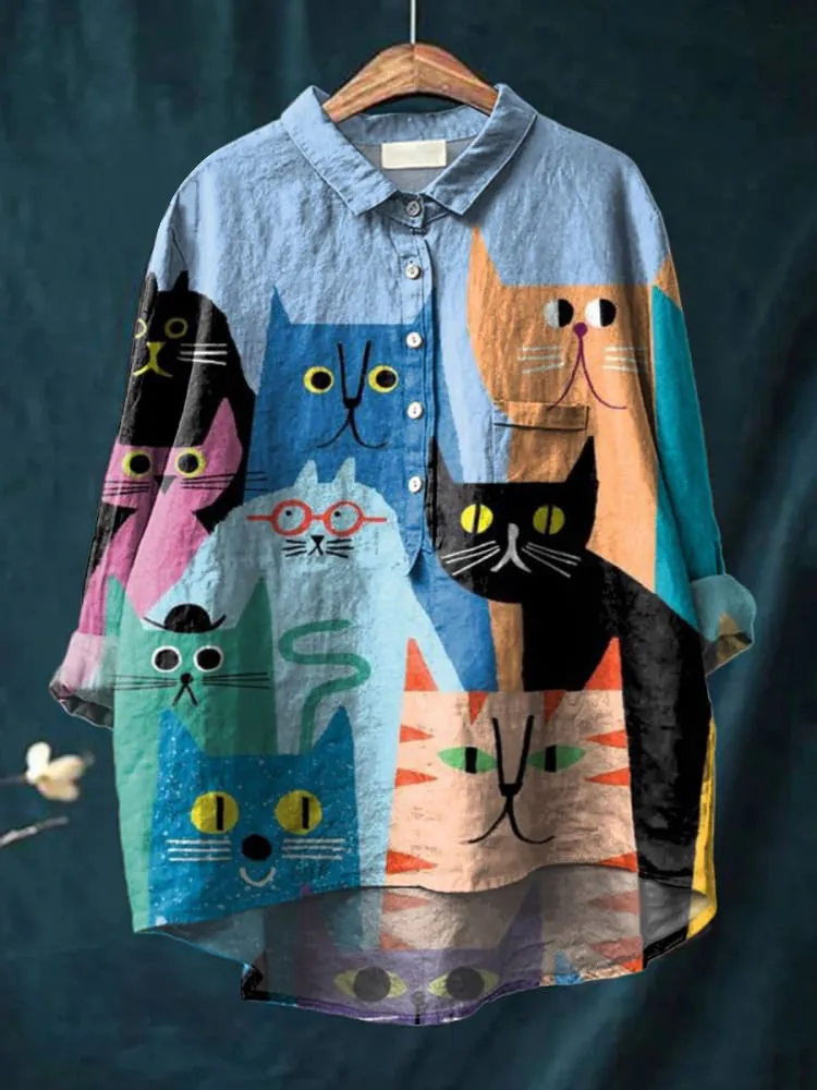 Cotton And Linen Shirt-4
