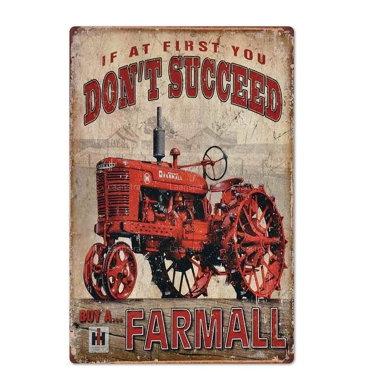 Farm Tractors Farmall Trucks - Vintage Tin Signs/Wooden Signs - 20*30cm/30*40cm