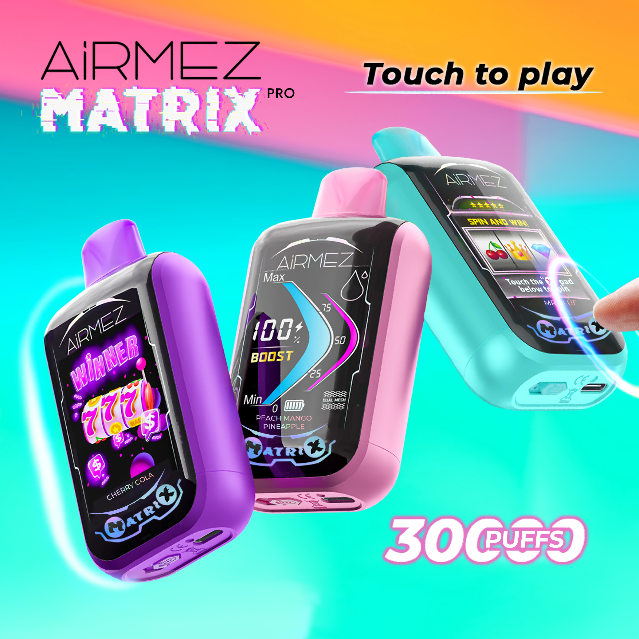 Airmez Matrix Pro 30000/20000 Puffs Disposable Vape | Bulk Wholesale