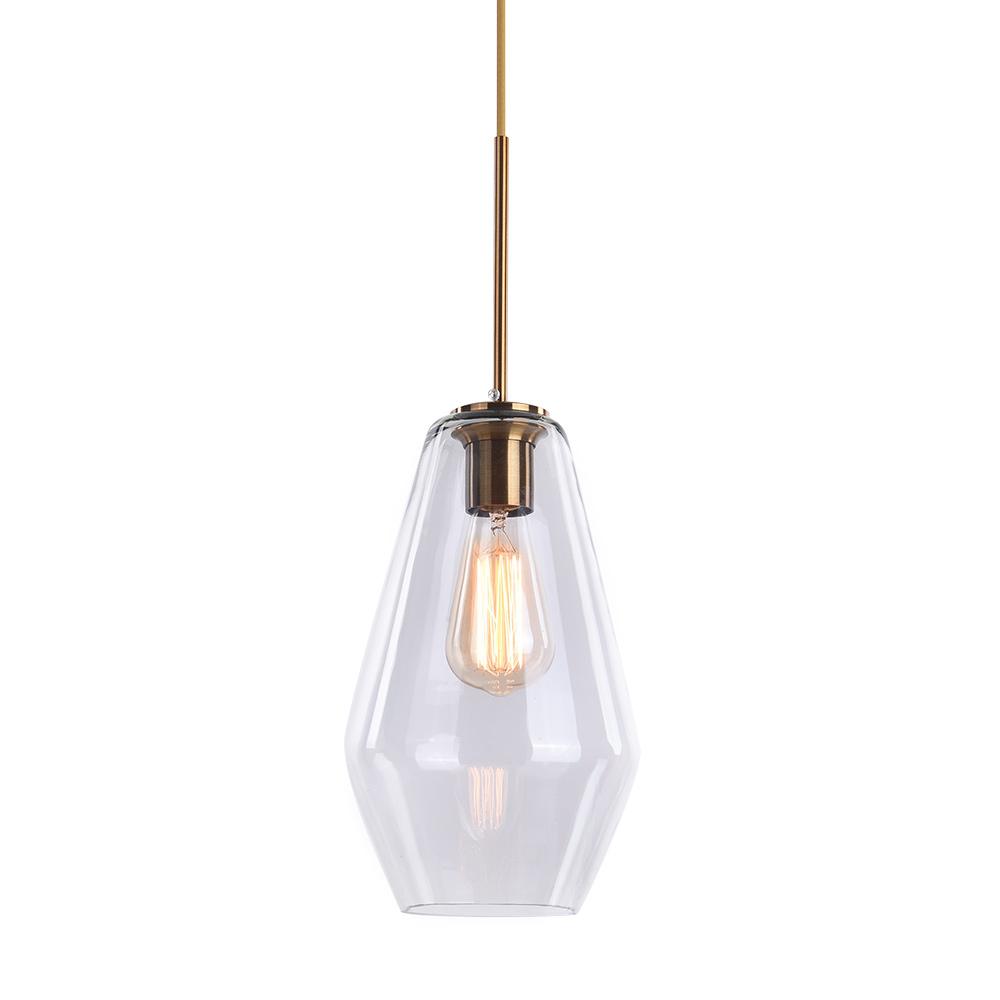 Modern Simple Geometric Glass Pendant Light