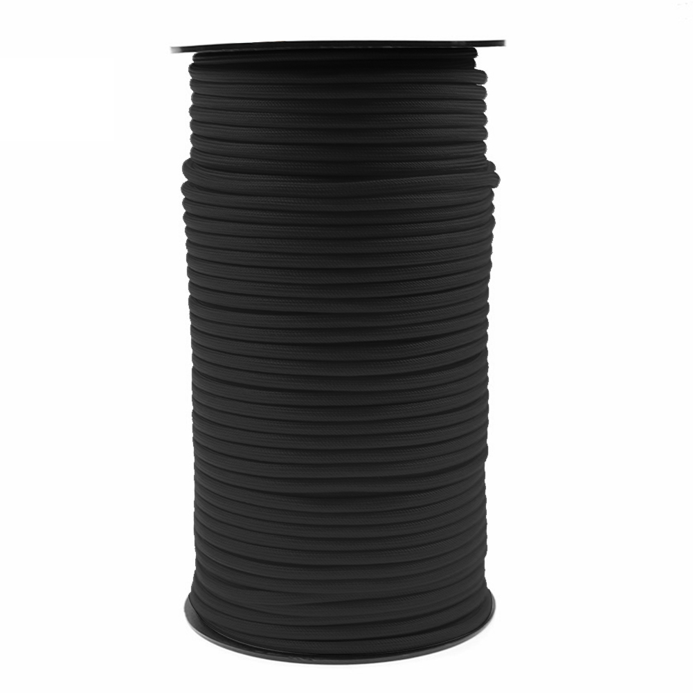 100m 7 Strand Cores Paracord Outdoor Camp Survival Parachute Cord (Black, 501 Original
100m 7 Strand Cores Paracord Outdoor Camp Survival Parachute Cord (Black, 501 Original