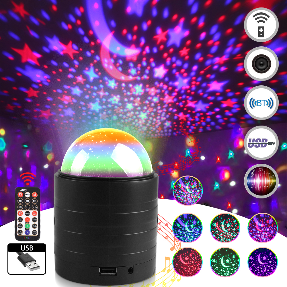 LED Effect With Remote Control-Bluetooth Laser Projector Night Light, 501 Original
LED Effect With Remote Control-Bluetooth Laser Projector Night Light, 501 Original