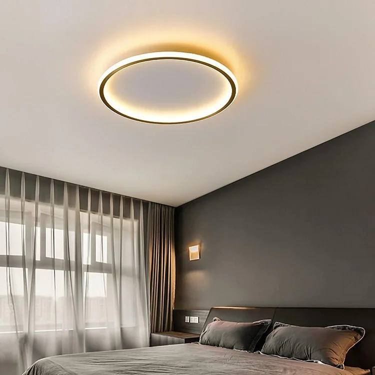 Circle Design Minimalist LED Nordic Ceiling Lights Flush Mount Lighting - Appledas