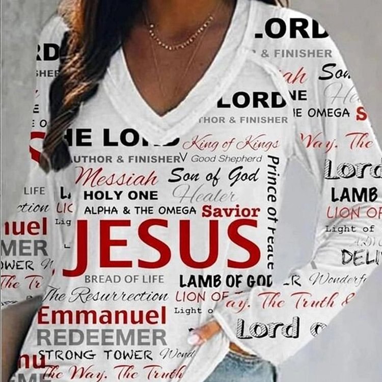 Comstylish Names of Jesus Christ Bible T Shirt