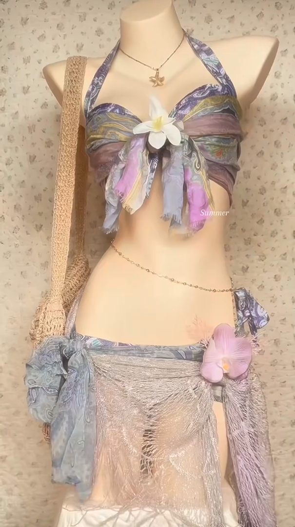 Boho Beach Bikini Set