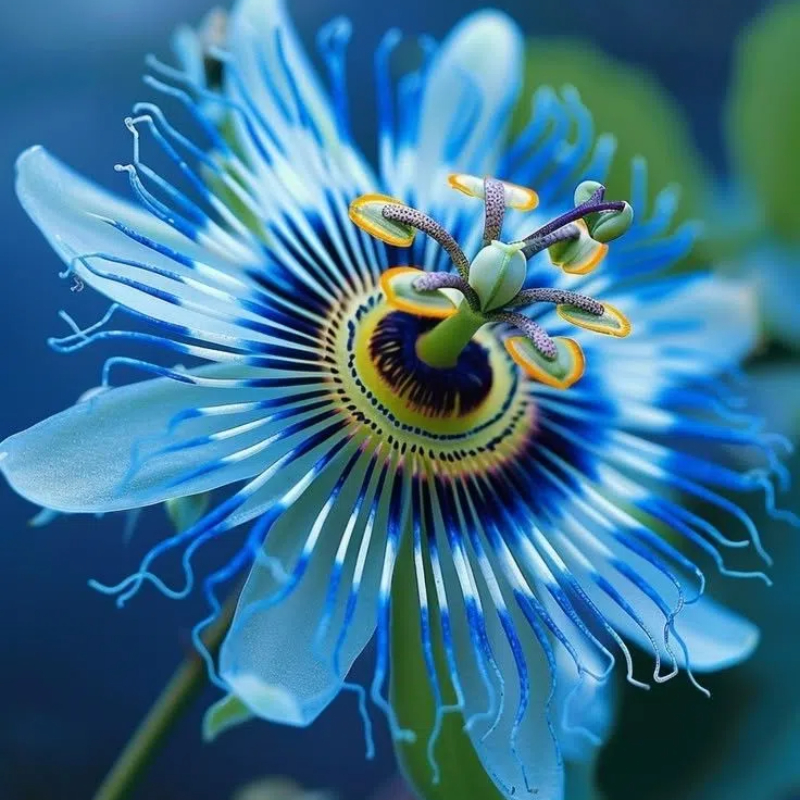 🌹 Blue Passionflower (Passiflora caerulea)