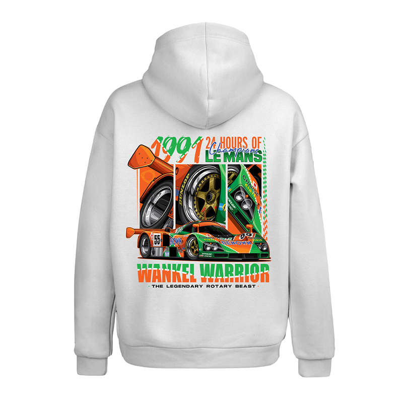 Wankel Warrior Printed Men's Hoodie - Devcarry
