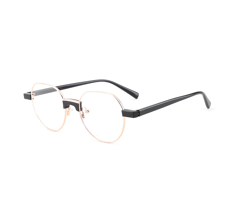 35055 Custom Logo 2024 Metal  Glasses frame Trendy Optical Glasses Women Optical Eyeglasses Frames