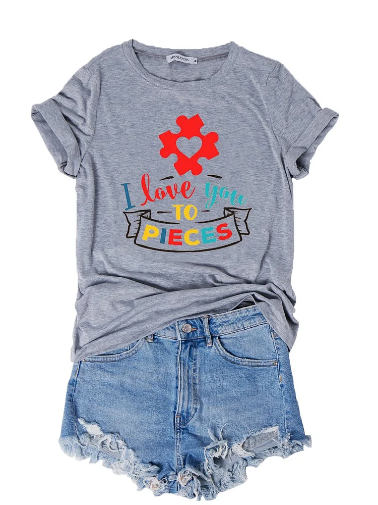Bestdealfriday I Love You To Pieces Shirt