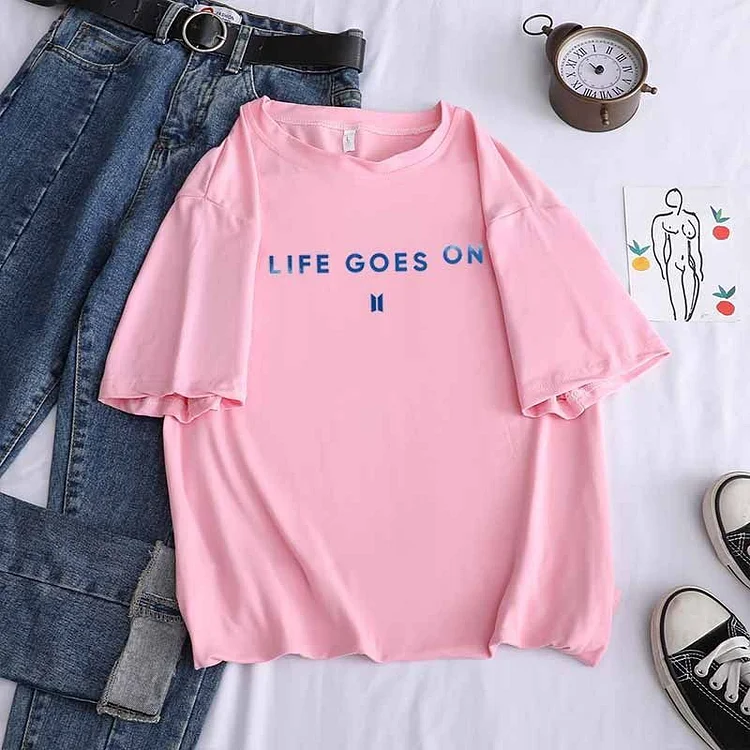 방탄소년단 LIFE GOES ON Candy Color T-shirt
