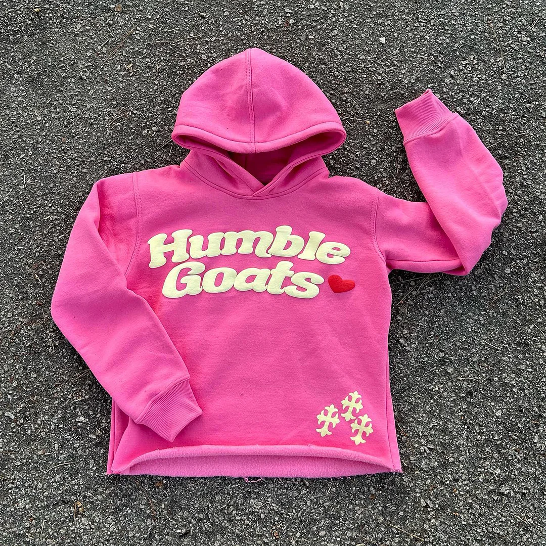 Humble Goats Casual Streetwear Long Sleeve Hoodie
