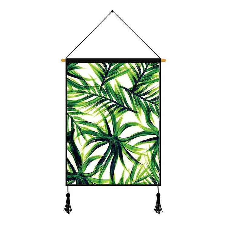 Green Plants Printed Wall Hanging Decoration