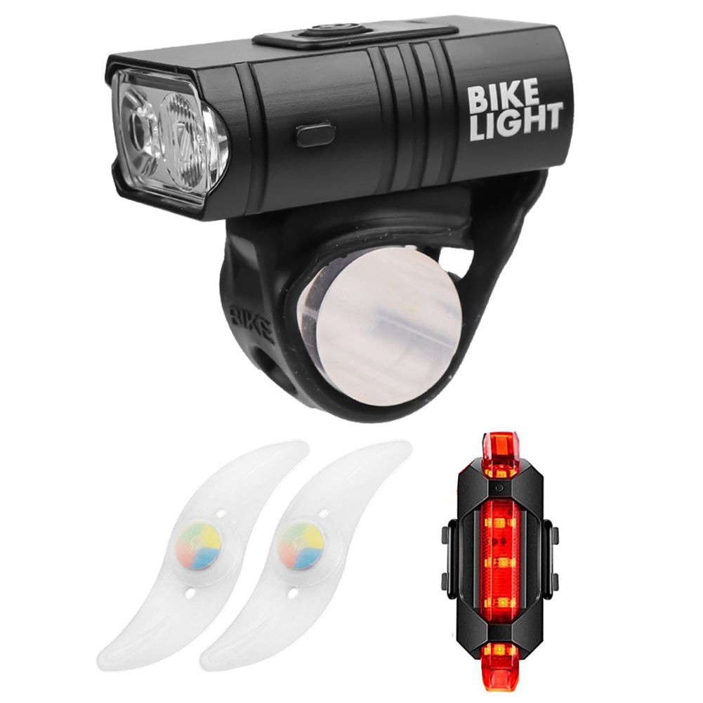 2xT6 LED Bicycle Light Set USB Charging Waterproof Front+Rear+Spoke Lamp, 501 Original
2xT6 LED Bicycle Light Set USB Charging Waterproof Front+Rear+Spoke Lamp, 501 Original