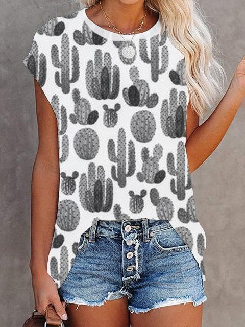 Bestdealfriday Cotton Blend Casual Short Sleeve Shirts Tops 11732914