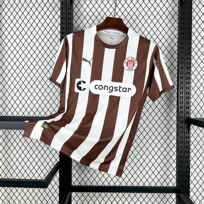 2025-2026 St Pauli Home Football Shirt 1:1 Thai Quality- Maxi Kits