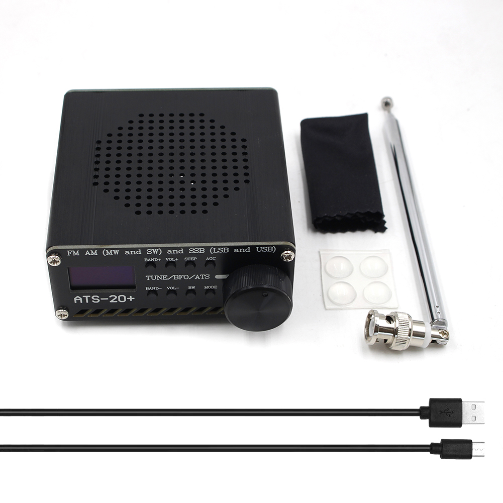 SI4732 Full Band Radio ATS-20+ Receiver AM (MW SW) SSB (LSB USB) + Antenna, 501 Original
SI4732 Full Band Radio ATS-20+ Receiver AM (MW SW) SSB (LSB USB) + Antenna, 501 Original