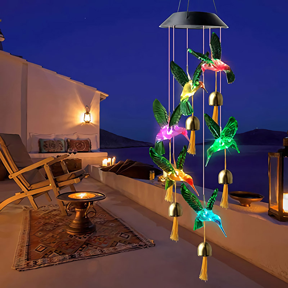 Color Changing LED Solar Wind Chime Light Waterproof Outdoor Hanging Lamp, 501 Original
Color Changing LED Solar Wind Chime Light Waterproof Outdoor Hanging Lamp, 501 Original