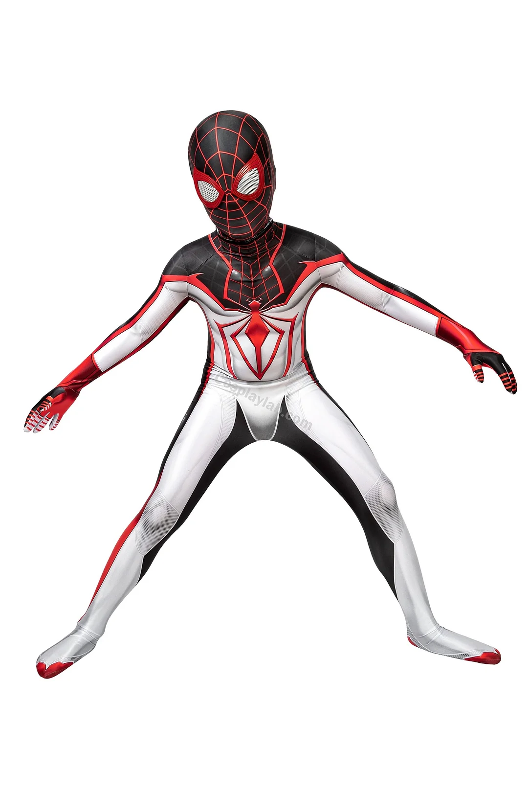 Kids Miles Morales TRACK Cosplay Suit Jumpsuit For Children Halloween