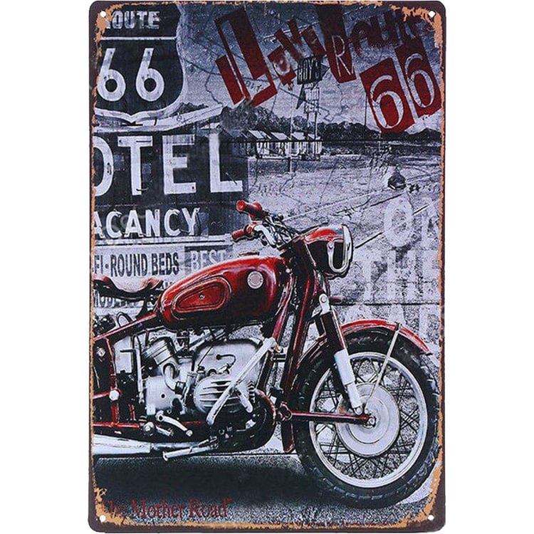 66 Motorcycle - Vintage Tin Signs/Wooden Signs - 20*30cm/30*40cm