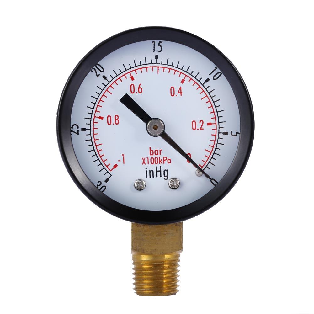 Dry Utility Vacuum Pressure Gauge Blk.Steel 1/4\\\ NPT Lower Mount, -30HG/0PS, 501 Original
Dry Utility Vacuum Pressure Gauge Blk.Steel 1/4\\\ NPT Lower Mount, -30HG/0PS, 501 Original
