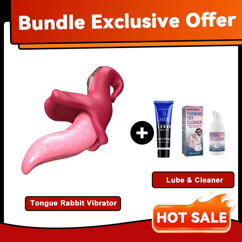 Eloria Tongue Rabbit Vibrator with Swinging & Vibration By Rose Toy