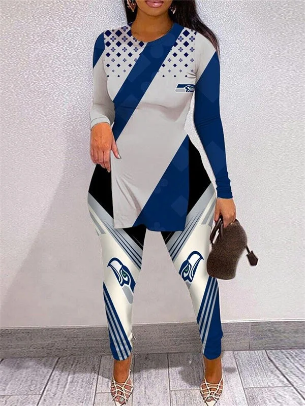 Seattle Seahawks
Limited Edition High Slit Shirts And Leggings Two-Piece Suits