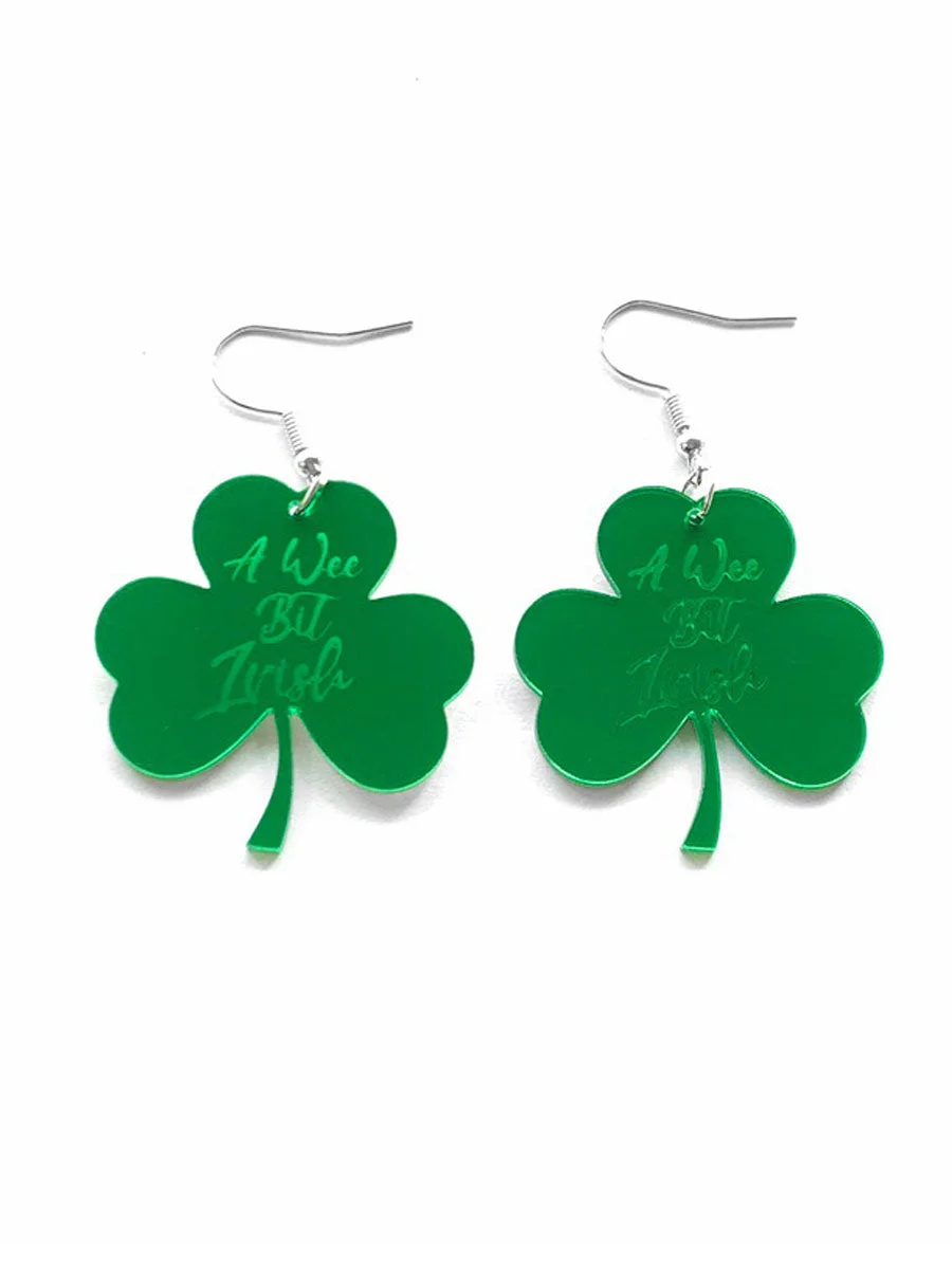 A Wee Bit Irish St. Patrick's Day Earrings