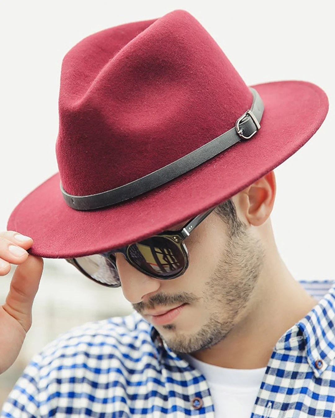 Men's Fedora Hat by Gabraha