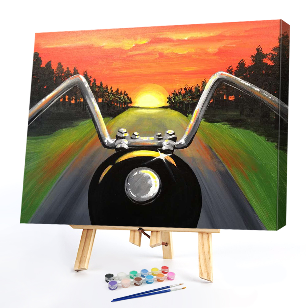 50*40CM - Paint By Numbers - Set off Towards Sunset, 501 Original 
50*40CM - Paint By Numbers - Set off Towards Sunset, 501 Original