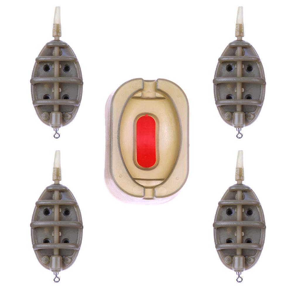 Inline Method Carp Fishing Feeder 4 Feeders Mould Set Carp Fishing Sinker, 30g/40g/50g/60g, 501 Original
Inline Method Carp Fishing Feeder 4 Feeders Mould Set Carp Fishing Sinker, 30g/40g/50g/60g, 501 Original