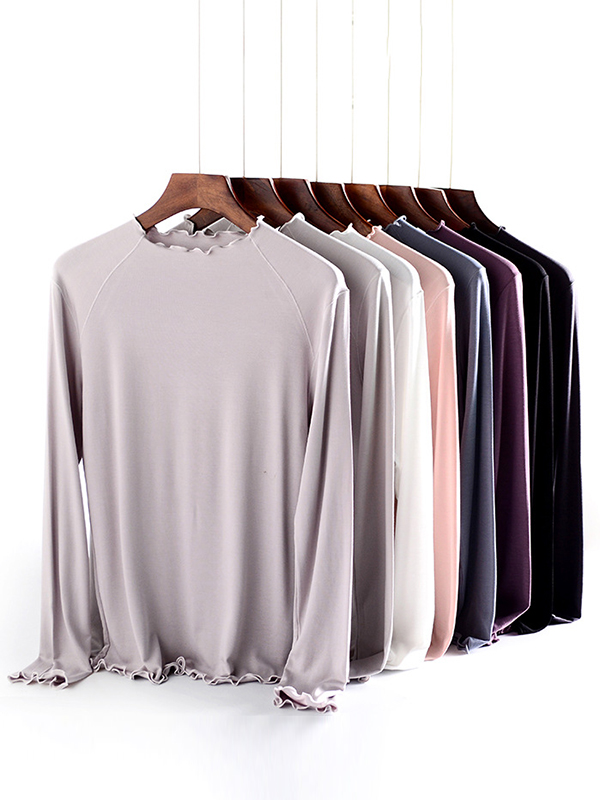 t shirt with different color long sleeves