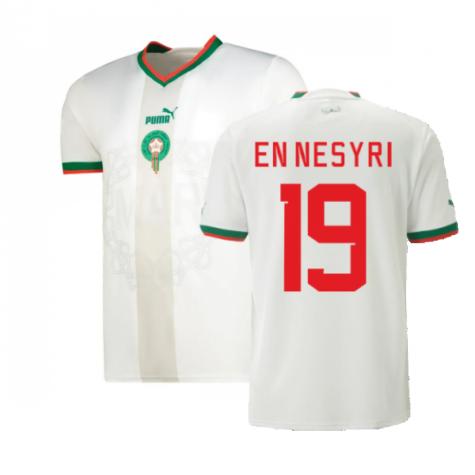 Morocco Youssef En-Nesyri 19 Away Shirt Kit World Cup 2022