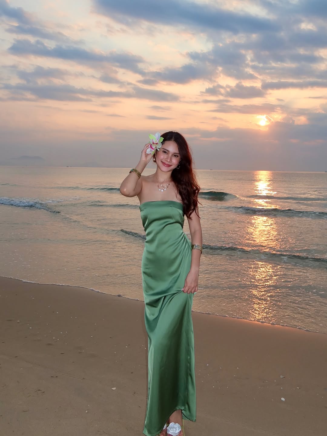 knee length dresses for ladies Simple Chiffon Backless Deep V Neck Black Long Prom Dress PG559 US12 / Black main image 1